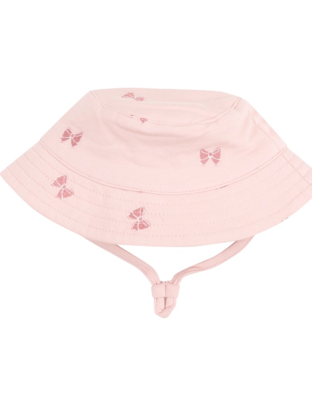 NWT Angel Dear Pink Bow Print Baby Bucket Hat